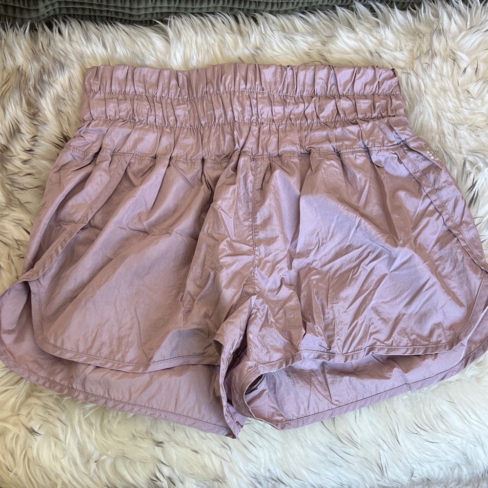 Free People Movement The Way Home shorts in Midnight Mauve